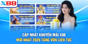 Cập Nhật Khuyến Mãi X88 Mới Nhất 2026 Tăng Vốn Liên Tục